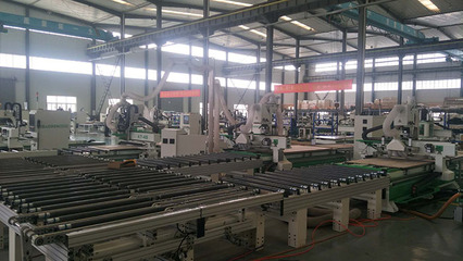 甘肃四工序木工开料机助力橱柜加工，富海360网站推广系统四年见证成长