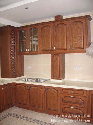北京汉邦家具 厂家直销实木橱柜，定制您的品质生活